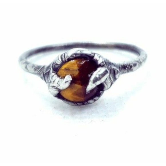 Tiger eye ring size 11.5 - Picture 2 of 12